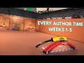 Every Map from Weeks 1-5 | Trackmania Weekly Shorts  Nostalgia Throwback
