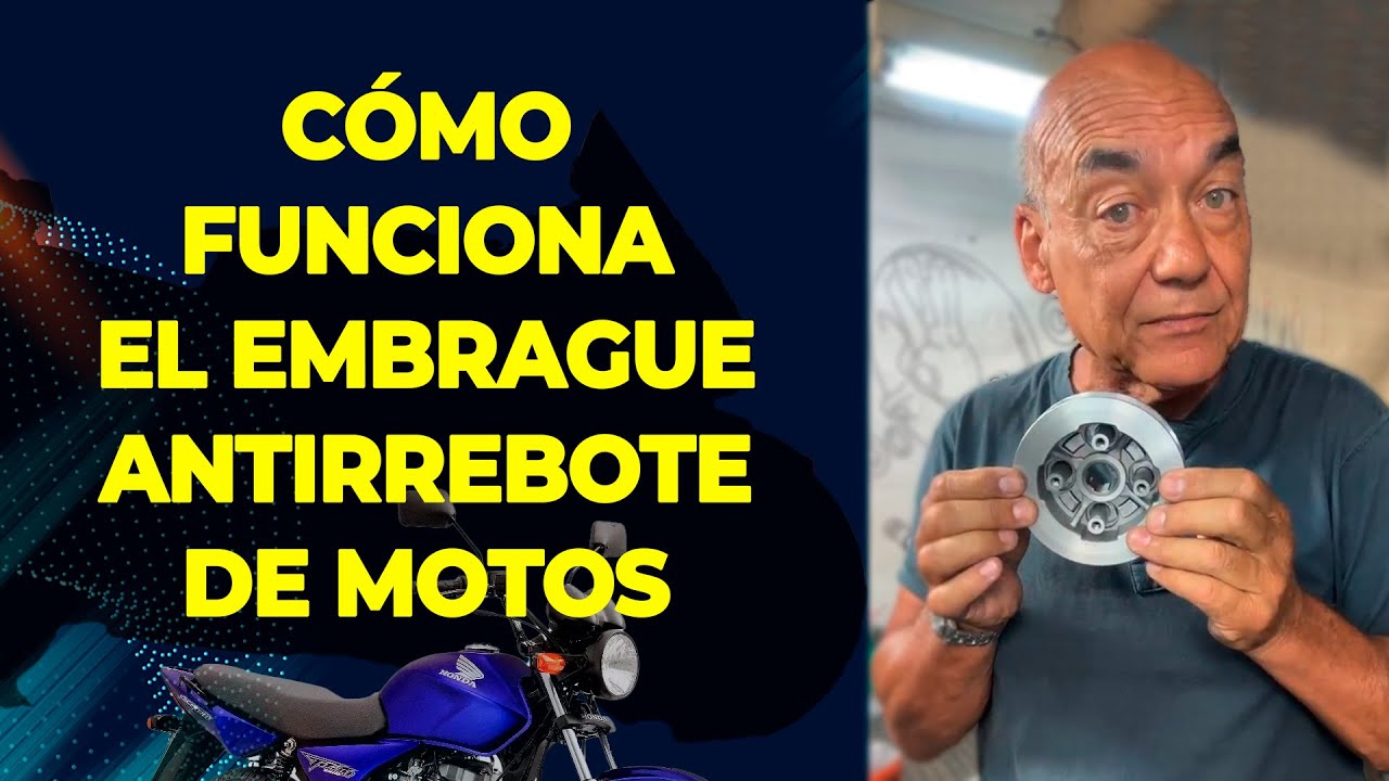 Cómo funciona el Embrague antirrebote para motos 150cc
