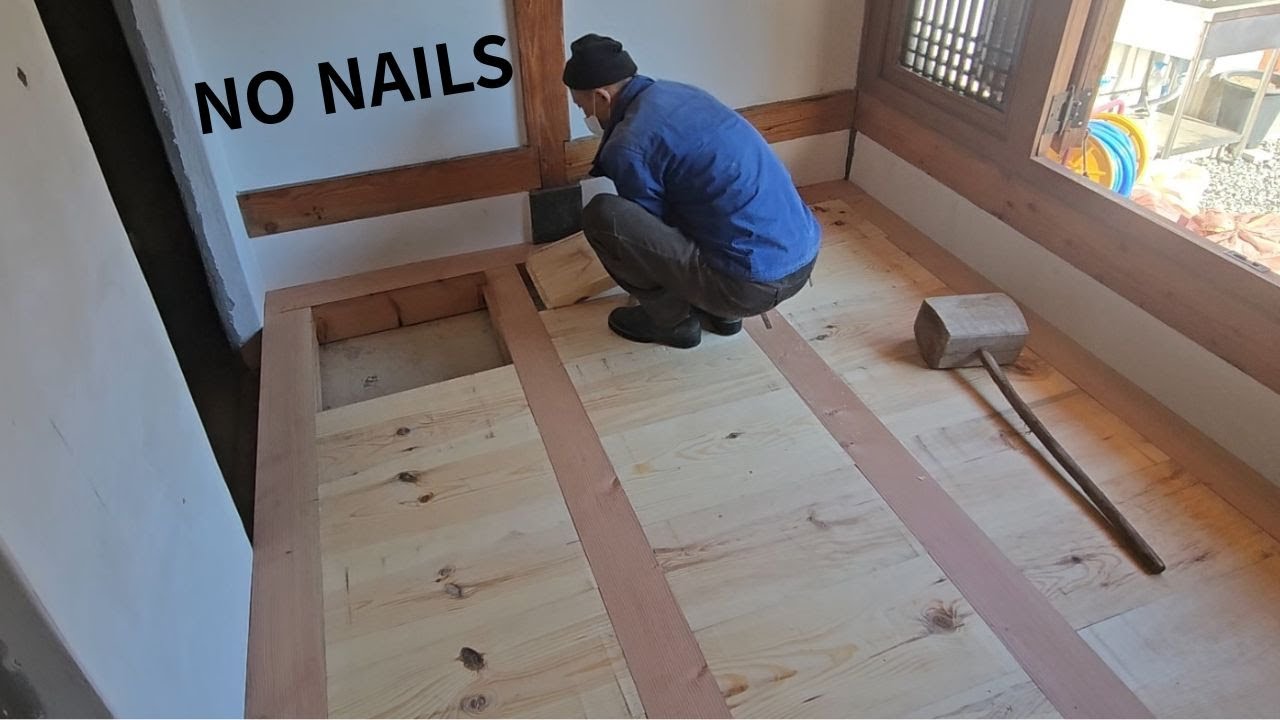 Идеальное сочетание дерева и дерева: традиционный корейский пол.