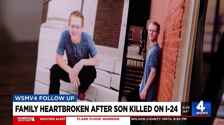 Family heartbroken after son killed on I-24