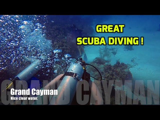 Scuba Diving at the Grand Cayman Island.  Ep119