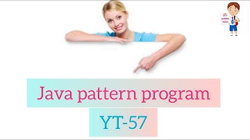 Java pattern program YT 58 Easy Learning Genius