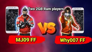 Why007 FF vs Mj09 FF | Two 2GB Ram players | who is the best @Pps23876