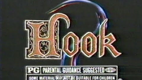 Hook Movie Commercial featuring Robin Williams from 1991