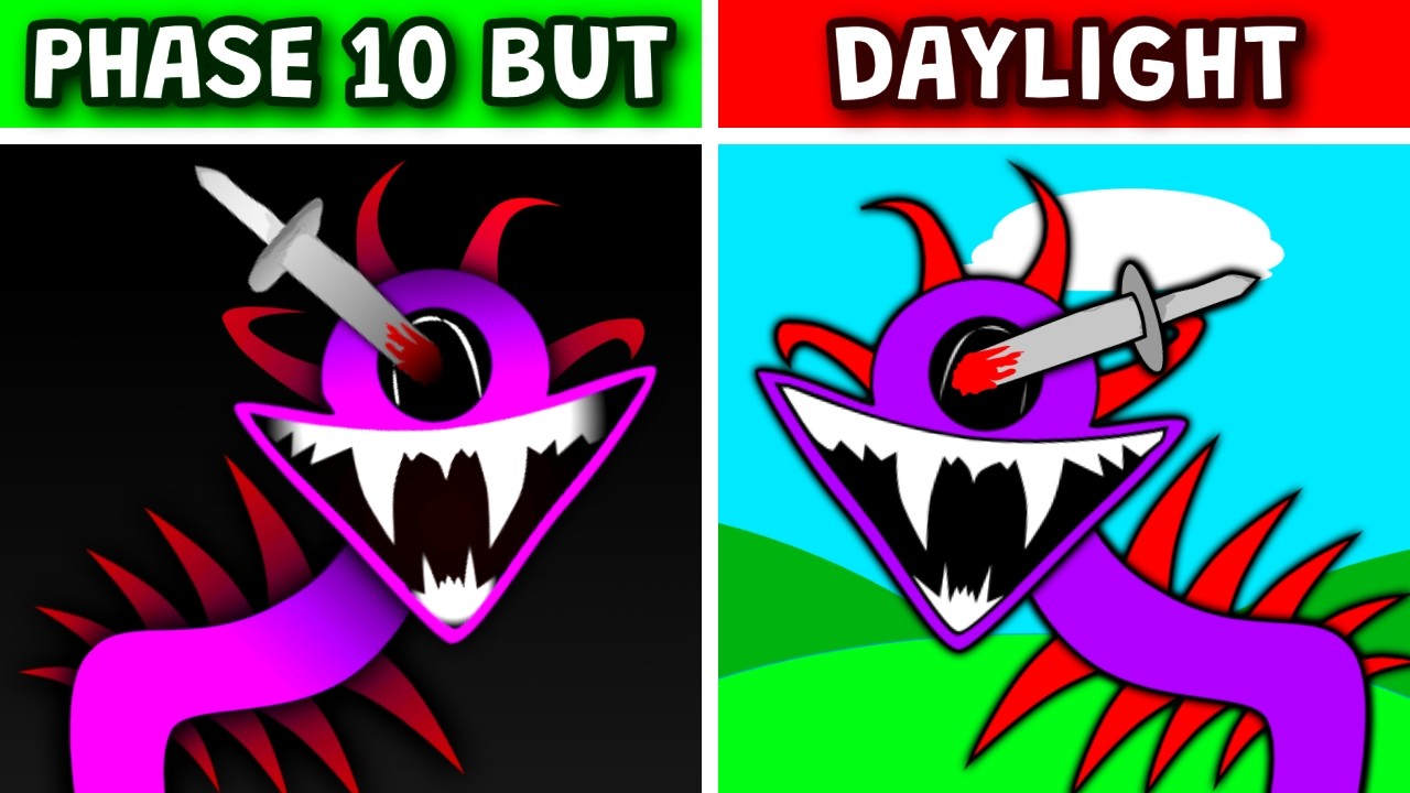 Sprunki Phase 10 But Dayligth New Reactions And New Motions - YouTube