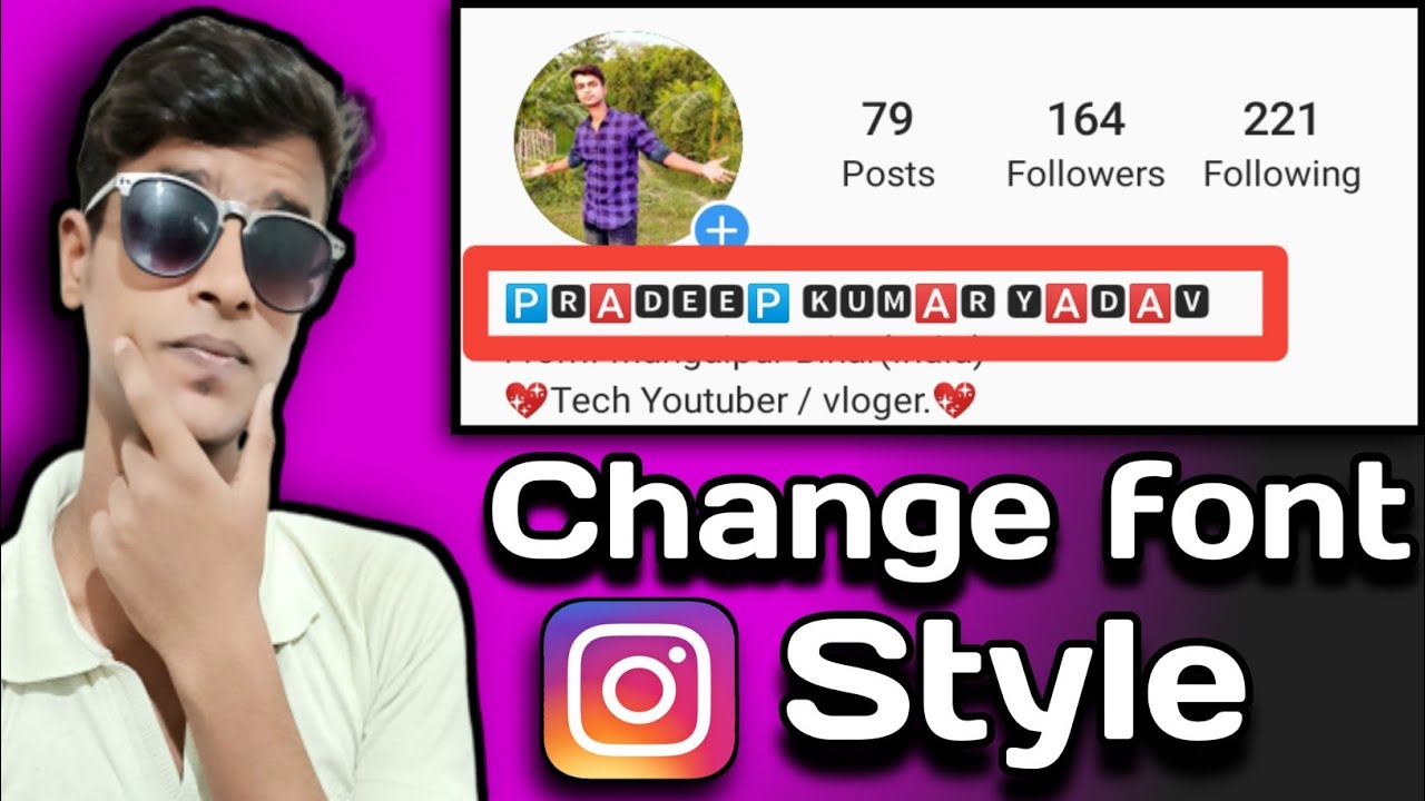 How to change font style in Instagram! change font style! YouTube