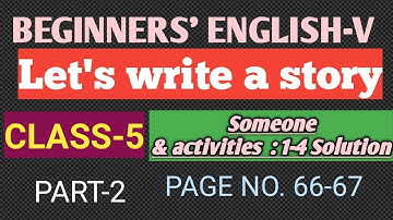 CLASS-5 (V) ENGLISH, LESSON-5, Let