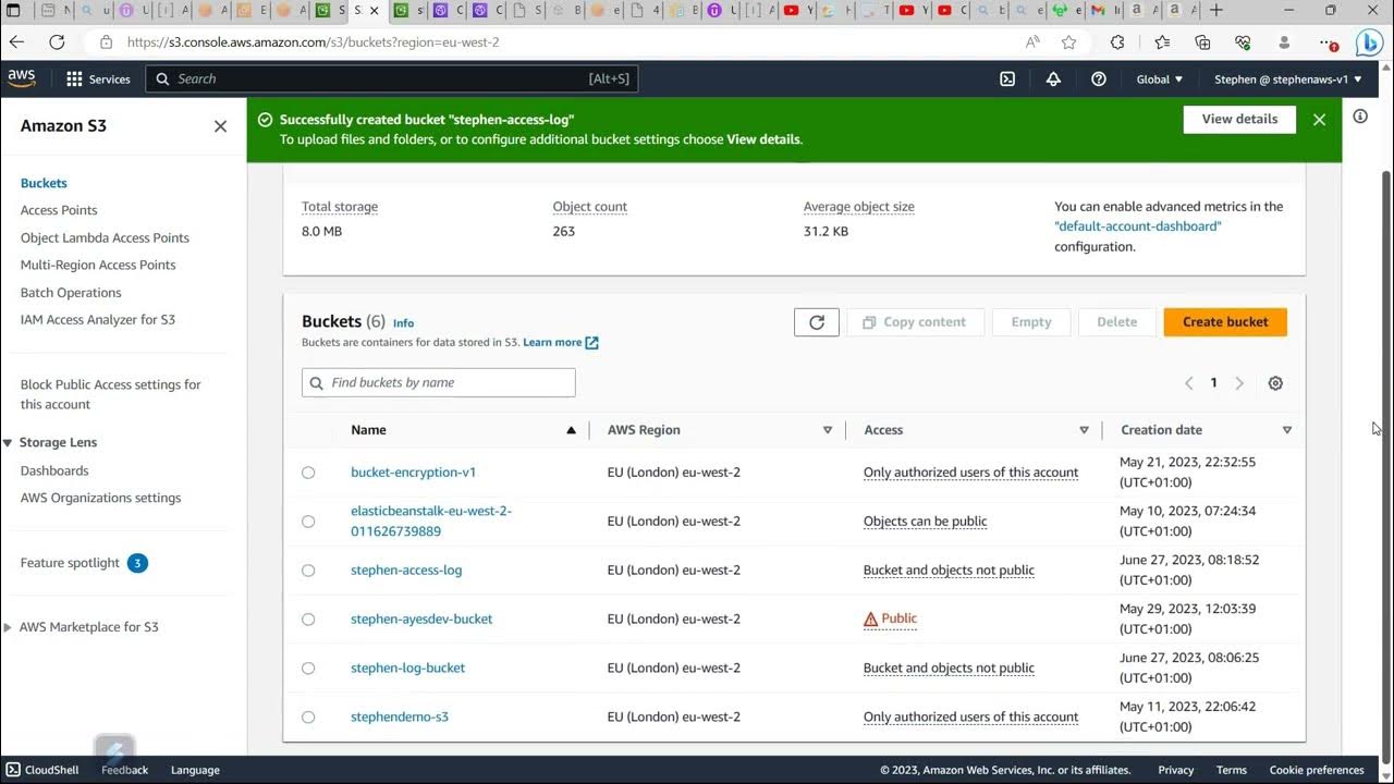 Let's Setup AWS S3 Bucket Access Log YouTube