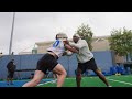 This Man Loves His Job: Mic'd Up with UCLA Football Defensive Ends Coach, Sam Daniels