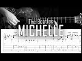 Michelle the beatles  fingerstyle guitar   arreglo solista con partitura y tablatura