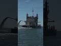 Us Army Corp Engineers Merritt Dredge moving dirt. #coreengineering #dredge #dredging #armyengineers