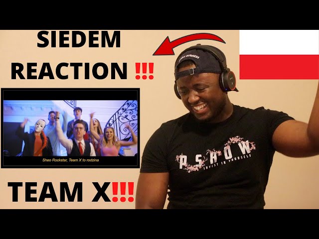 TEAM X - SIEDEM (Official Music Video) REACTION // POLISH MUSIC REACTION class=