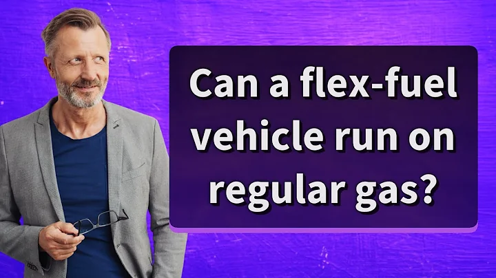 Can a flex-fuel vehicle run on regular gas?