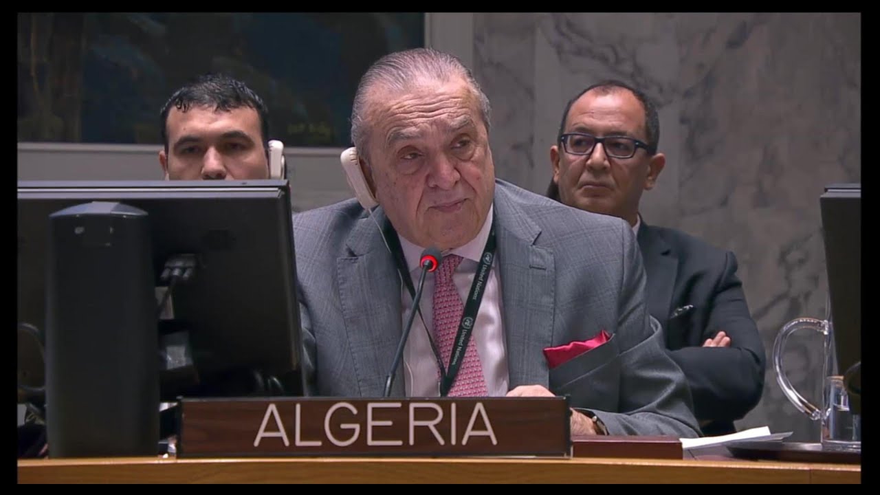 كلمة السفير عمار بن جامع في مجلس الأمن حول الوضع في فلسطين