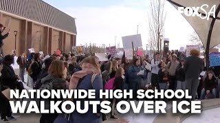 ICE walkouts continue to happen at high schools nationwide