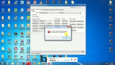 Forbidden Application {06} Detected! Please Uninstall it and Restart PC! UMT Dongle problem Solution