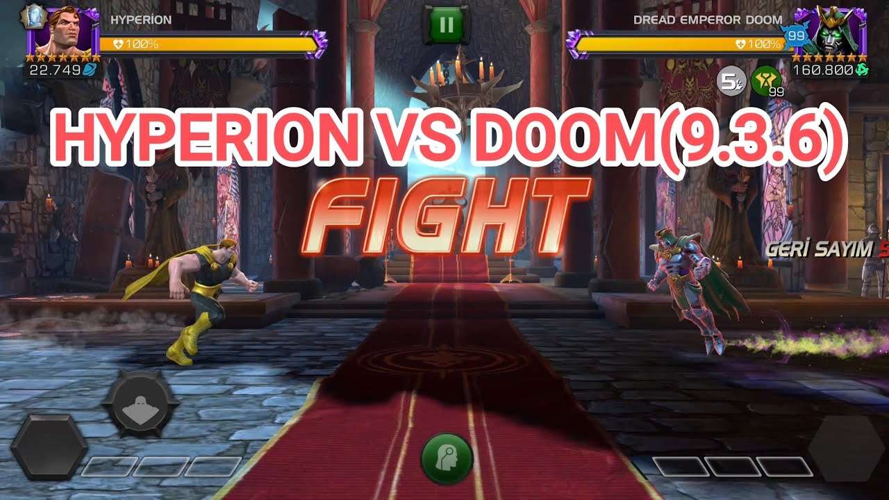 Hyperion vs Dread Emperor Doom(9.3.6)