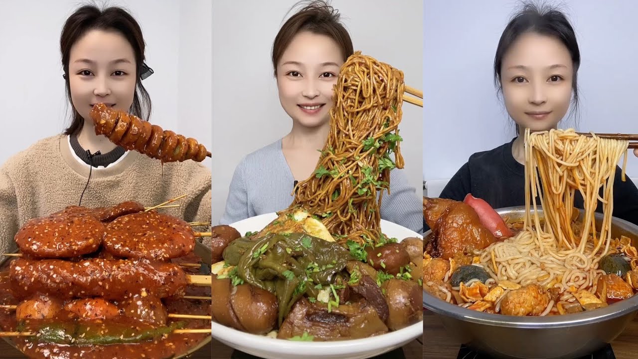 Mukbang Challenge Eating Spicy🔥🥵 Noodles 🍜 Fire noodles🍜🍛Chinese food#cook #noodles #yummy 