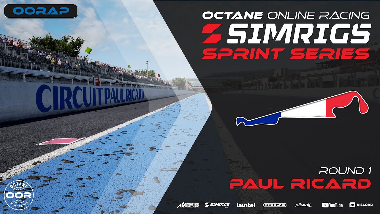 ACC Simrigs Sprint Series (S12) | R1 - Paul Ricard | Asia/Pacific - Split Yellow & Green