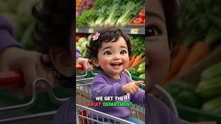 🛒 Supermarket Vocabulary for Kids | Learn Grocery Store Items | Educational Video for Children