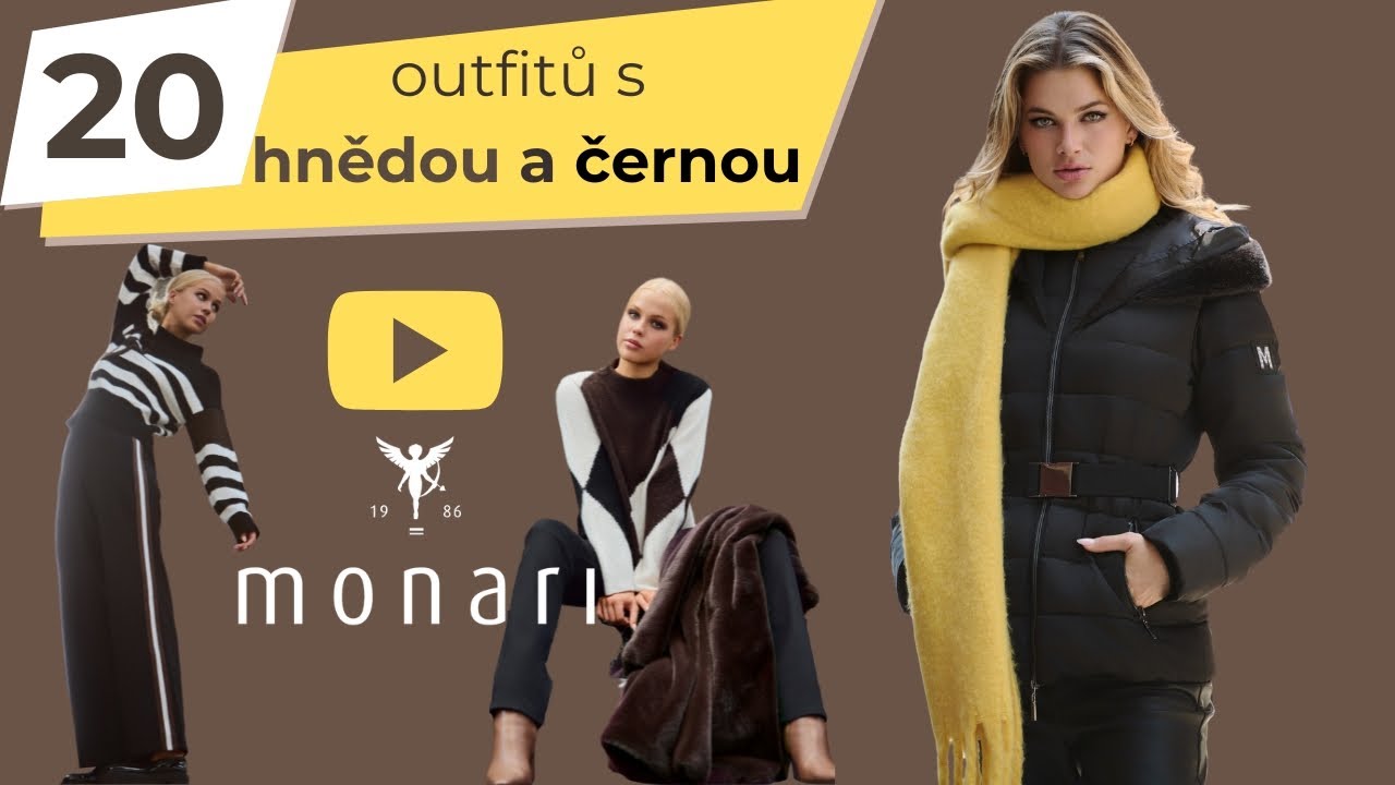 MONARI FASHION CONTRASTS | TOP 20 outfitů s hnědou a černou