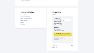 Howto: Setting up URL forwarding