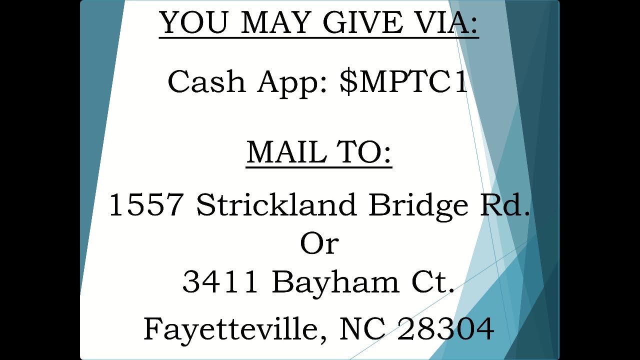 Minister Joyce Carter   @ MPTC 11:15AM Sunday Morning Worship 4/27/25