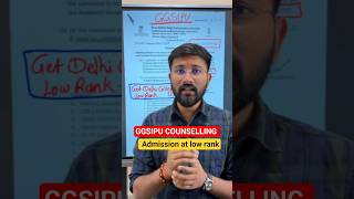 Ggsipu Counselling starts #jee2026 #udaanvidyapeeth #jeemains admission at low rank