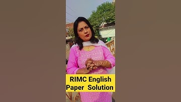 RIMC English Paper Solution | RIMC Result 2022 #shortvideo #reels