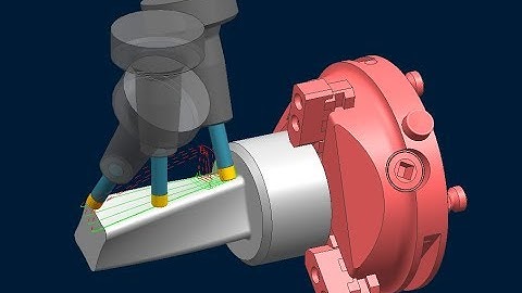Siemens NX CAM 5 Axis Tutorial Part14 Iso Surface Tool Axis Optimize To Drive