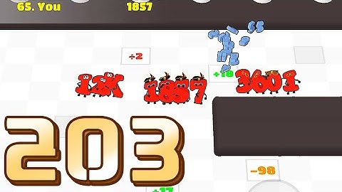 🏁 Numbers.io 3D / Gameplay / Part 203