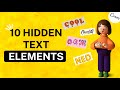 #Canva #CanvaTutorial 10 Hidden Canva Text Elements In Canva