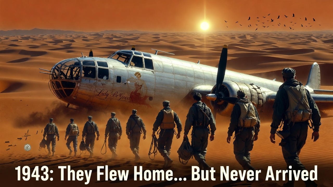 Lost WWII Ghost Plane: 9 Airmen Walk 125 Miles to Death in Sahara – True Horror Story