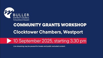 Workshop: Community Grants 10 September 2025