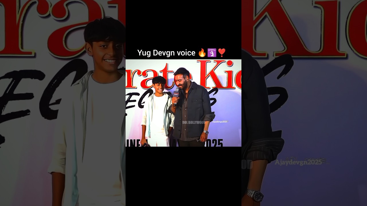 bonding like friends !! ajay devgn || yug Devgn 