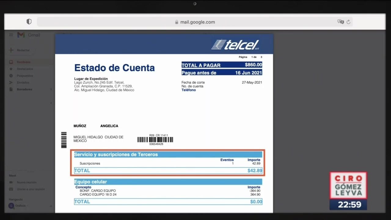 Varios defraudados por Pime Digital en recibos de telefonía móvil | Noticias con Ciro Gómez Leyva
