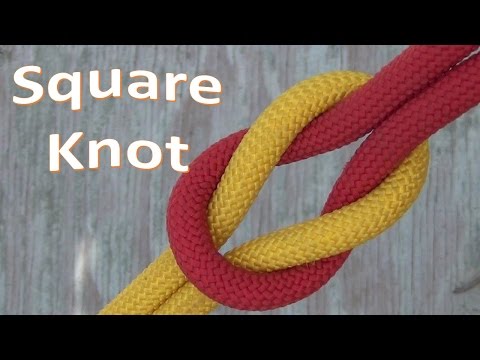 Video: How To Tie A Square