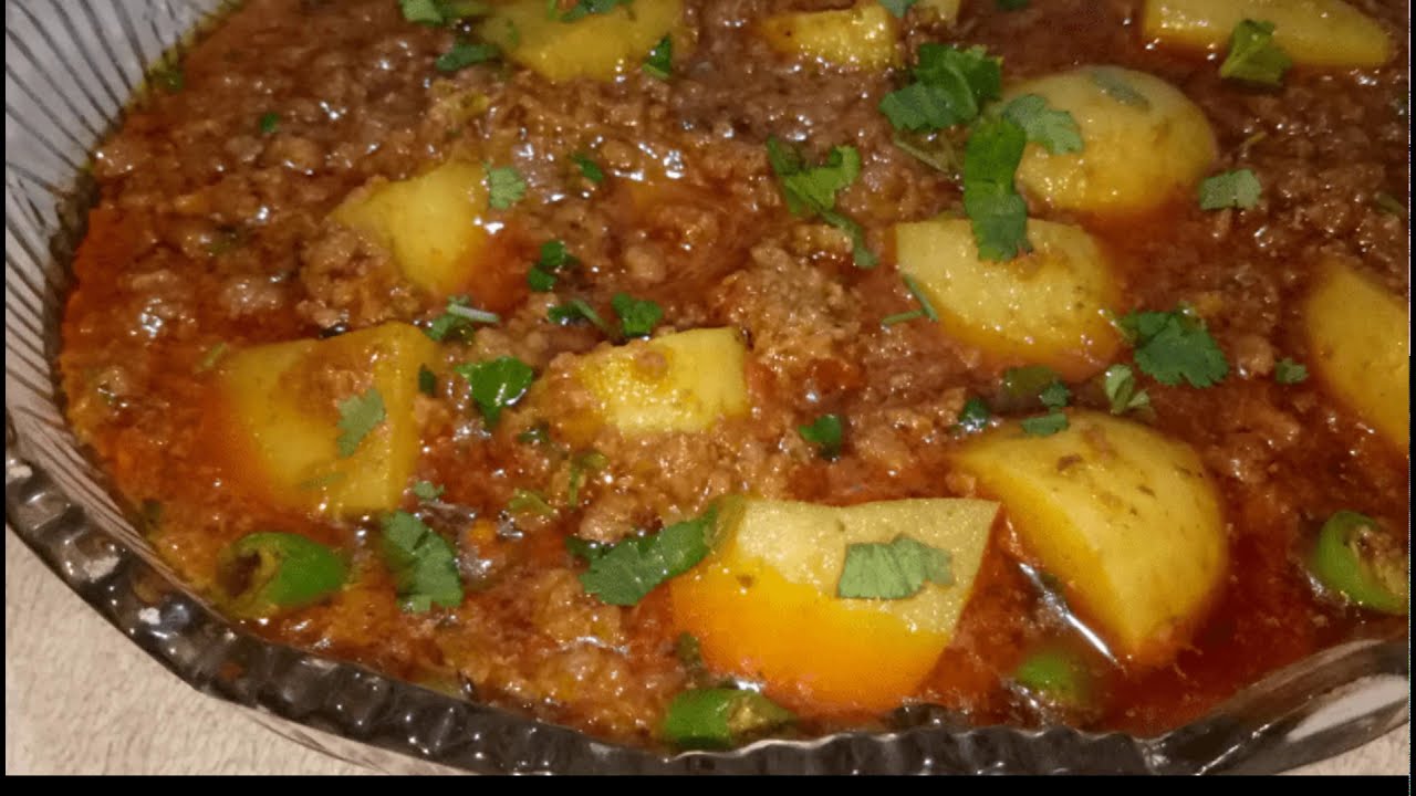 Tasty Aloo Keema Recipe Beef Mince Recipe Pakistani Recipe YouTube