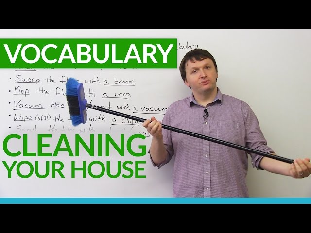 English Vocabulary: House Cleaning - ESLBUZZ