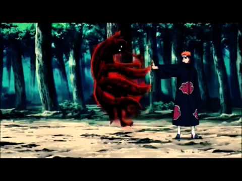 pein vs 6 tail shira tensi