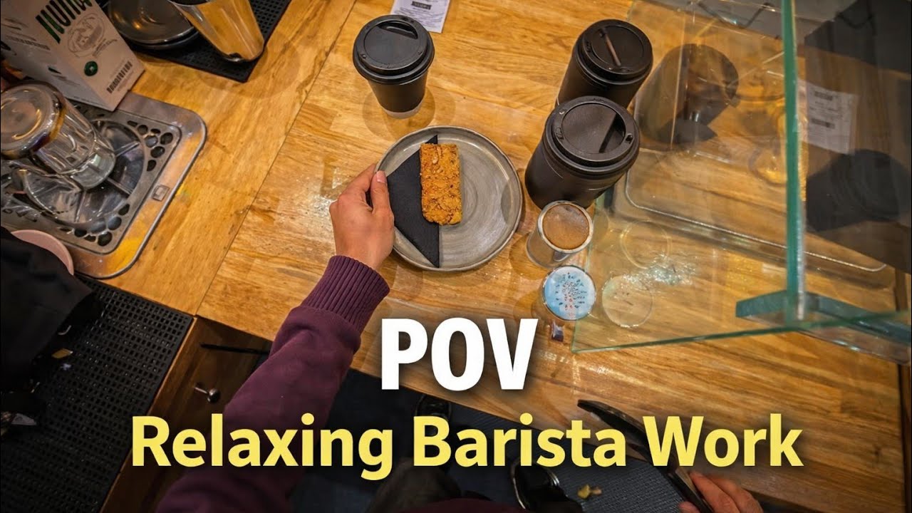 POV Barista — Real Café Workflow ☕️ Morning Coffee Rush