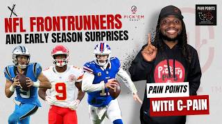 NFL Front-Runners & BIGGEST Surprises! Panthers Are HOT + Way Too Early MVP Talk | Pain Points S2E2