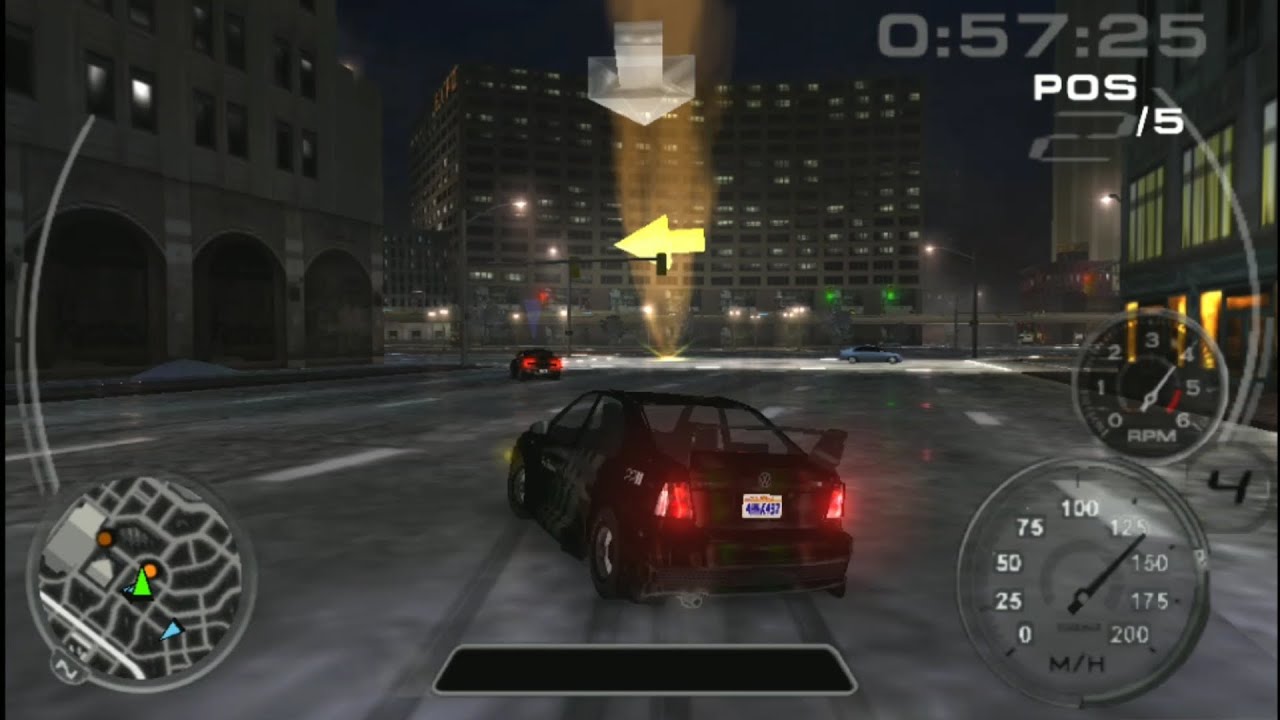 Midnight Club 3: Dub Edition - Volkswagen Jetta Gameplay 