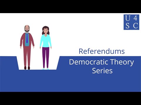 वीडियो: लोकतंत्र के एक रूप के रूप में जनमत संग्रह