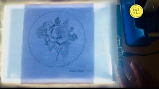 Very easy Method of Pattern tracing for Embroidery Projects | Light Box Method| Pattern tracing 