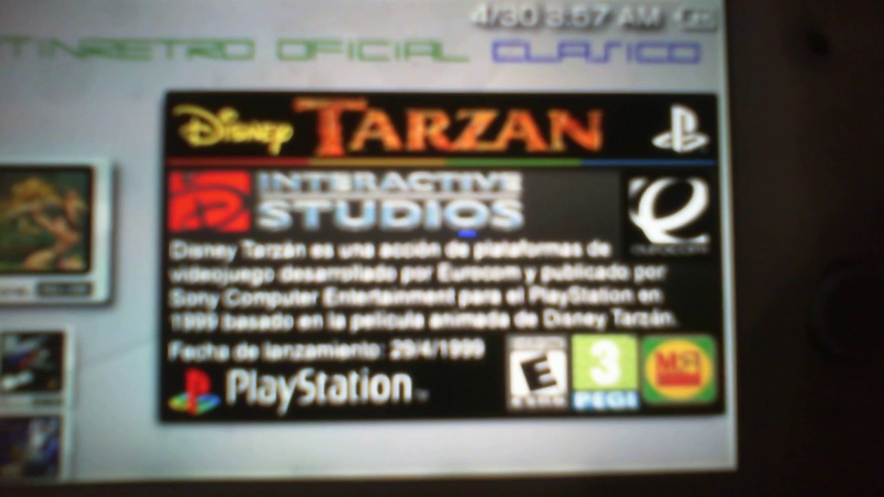 DISNEY TARZAN //EBOOT PSXPS VITA// (IDIOMAESPAÑOL) YouTube