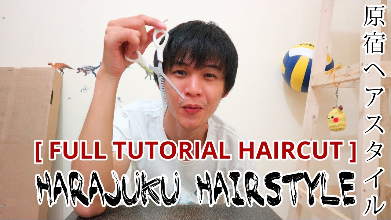  Full Tutorial Haircut Cara potong rambut  Harajuku  a k 