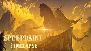 SPEEDPAINT - Timelapse - The look of Odin
