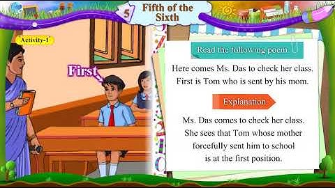 FIFTH OF THE SIX II ROMAN NUMBERS II ENGLISH II UNIT 5 II ACTIVITY 1 II STD 6 II SEM 2