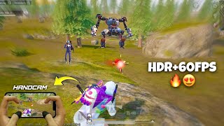 iPhone 13 HDR+60FPS 🔥 with HANDCAM 😍/ iOS 17.5.1 Pubg Test/ Gameplay!